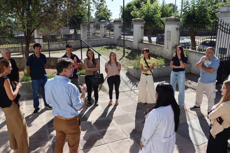 Concejales visitaron hospitales y CAPS serranos